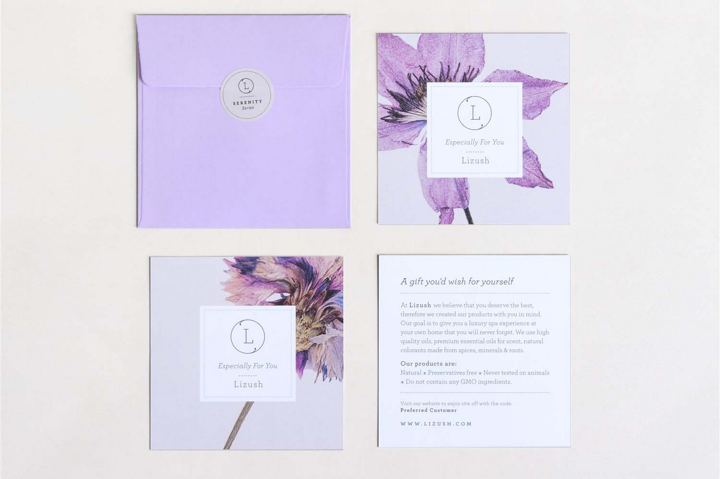 Natural bath and body gift set